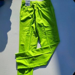 Mens lime green dress pants size 32